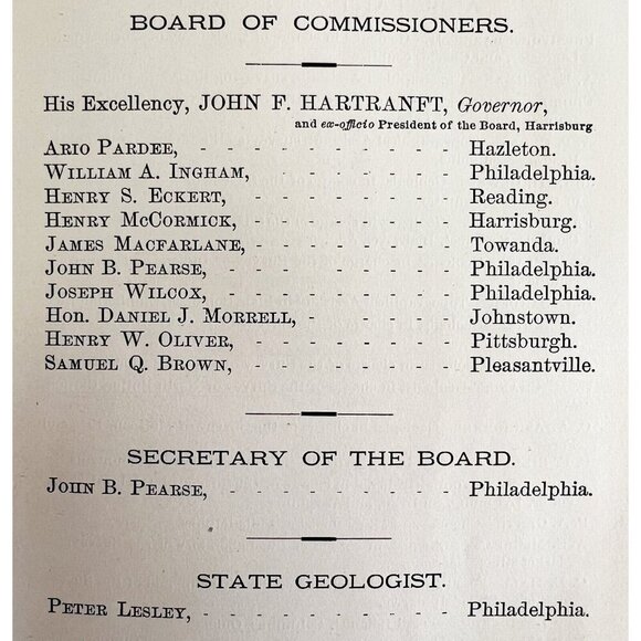 Geology Of Southwestern Pennsylvania Lot Of 2 1877-78 Victorian Coal WHBS - Picture 6 of 10